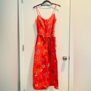 Banana Republic floral jumpsuit